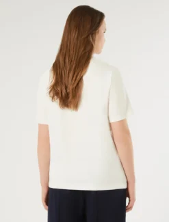 T-shirt in jersey con stampa - BIANCO