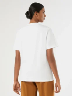 T-shirt in jersey con stampa - BIANCO OTTICO