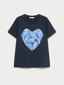 T-shirt in jersey con strass - AVIO
