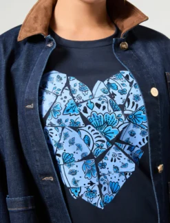 T-shirt in jersey con strass - AVIO