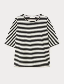 T-shirt in jersey di cotone - AVORIO