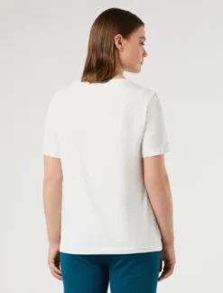 T-shirt in jersey di cotone - BIANCO