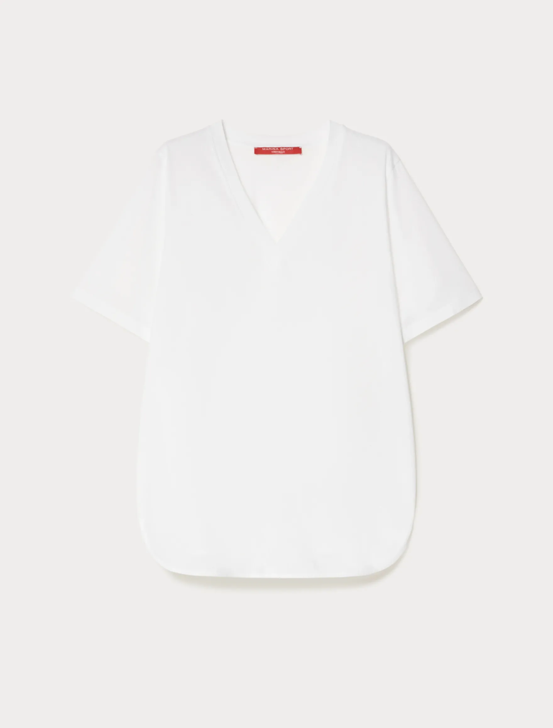 T-shirt in jersey di cotone - BIANCO OTTICO