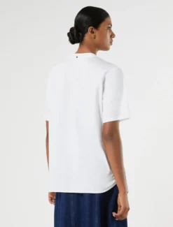 T-shirt in jersey di cotone - BIANCO OTTICO