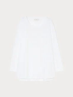 T-shirt in jersey di cotone - BIANCO OTTICO