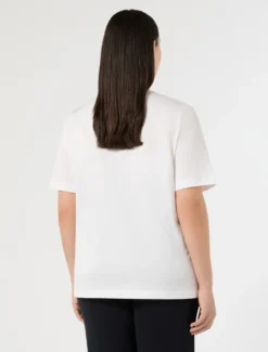 T-shirt in jersey di cotone - BIANCO OTTICO