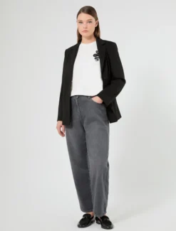 T-shirt in jersey di cotone stretch - BIANCO