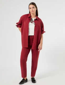 T-shirt in jersey di cotone stretch - BIANCO