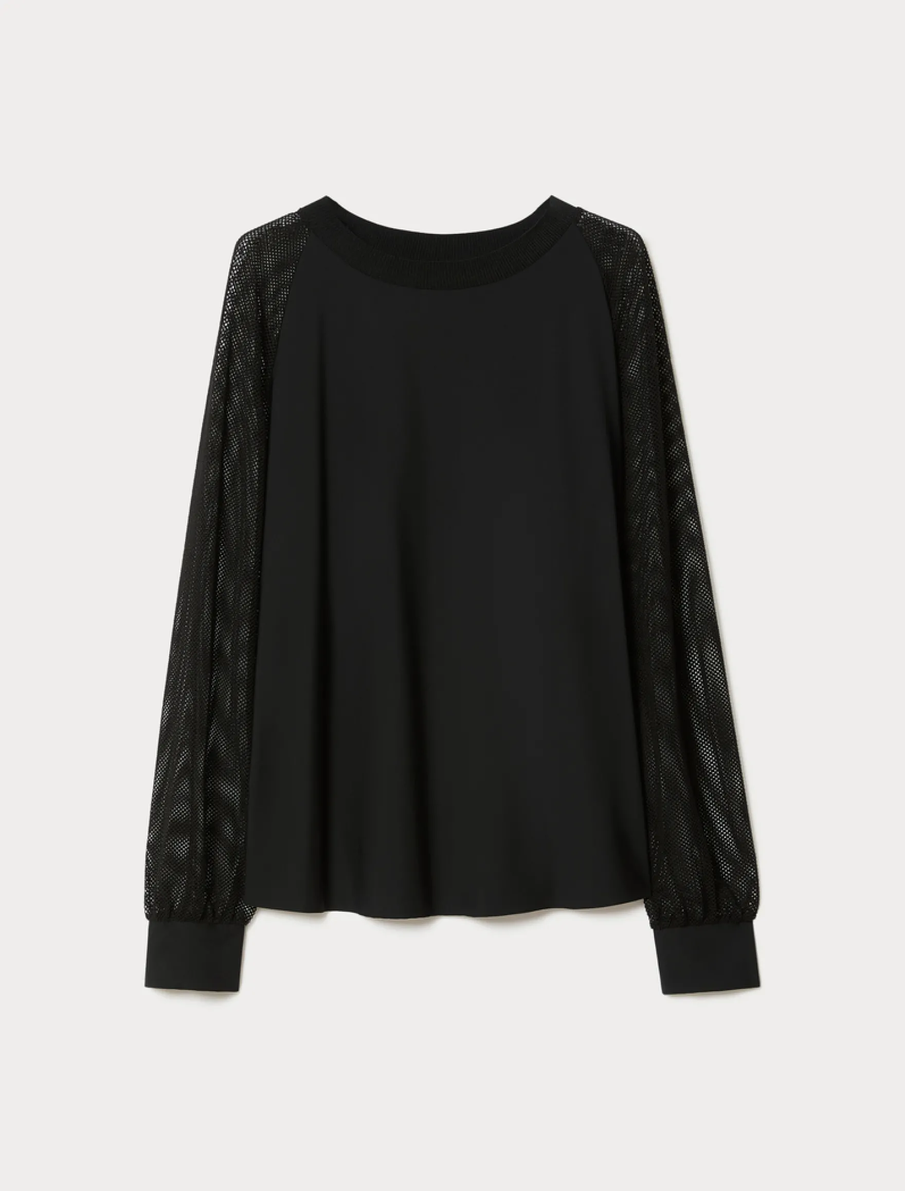 T-shirt in jersey - NERO