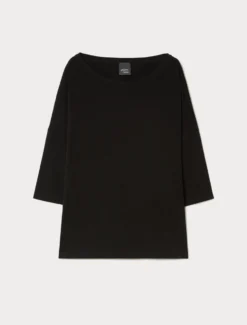 T-shirt in jersey - NERO