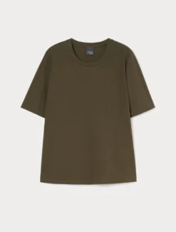 T-shirt in jersey - VERDE OLIVA