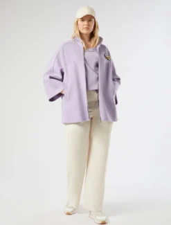 Tunica in popeline di cotone - LILLA